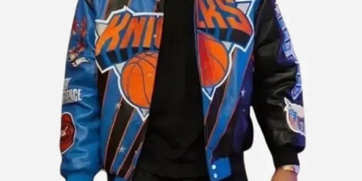 New York Knicks Leather Bomber Jacket