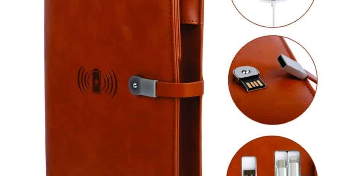 Diary With Inbuilt Power Bank